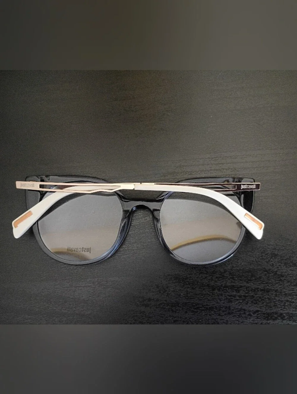 Blue Just Cavalli Eyeglass Frame with Demo Lenses